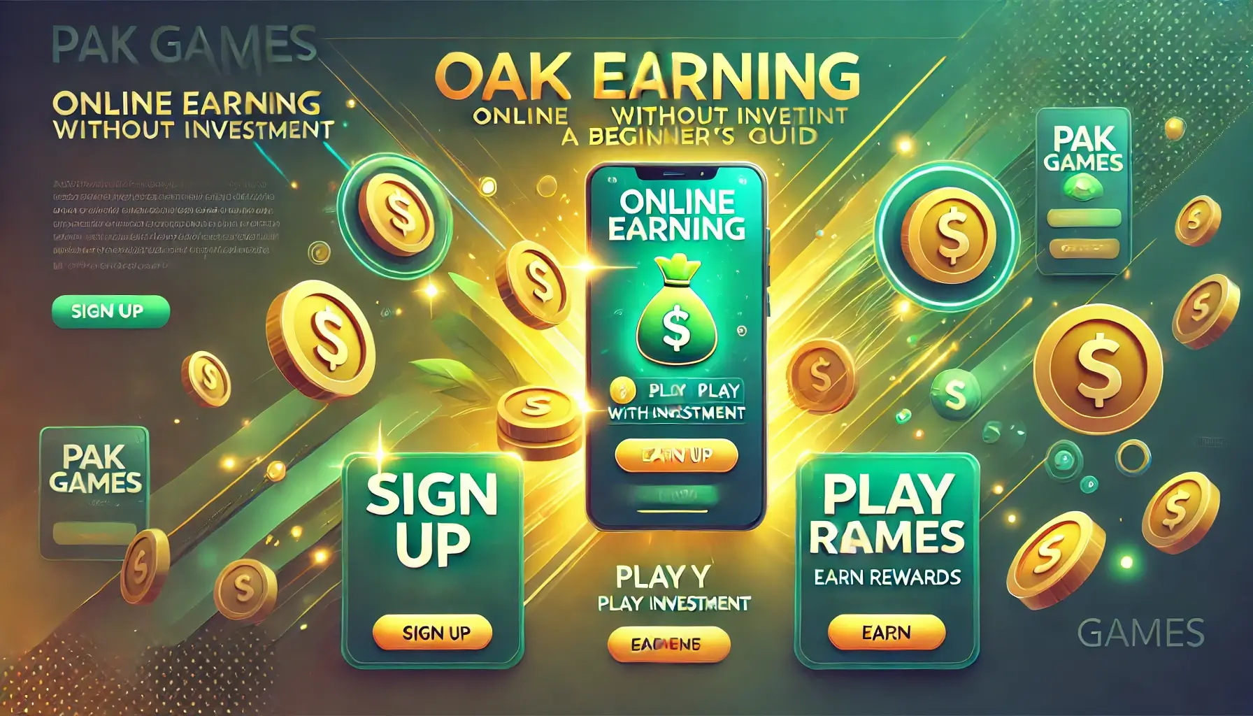 Earn with Pak Games